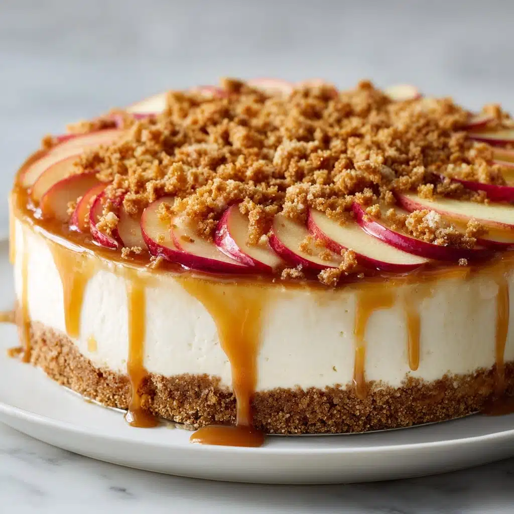 No-Bake Apple Pie Cheesecake Recipe - Recipe Image