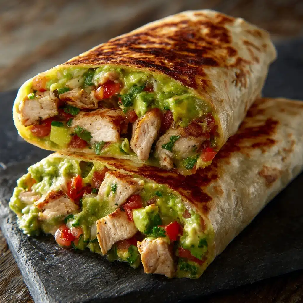Chicken Avocado Ranch Burritos Recipe - Recipe Image
