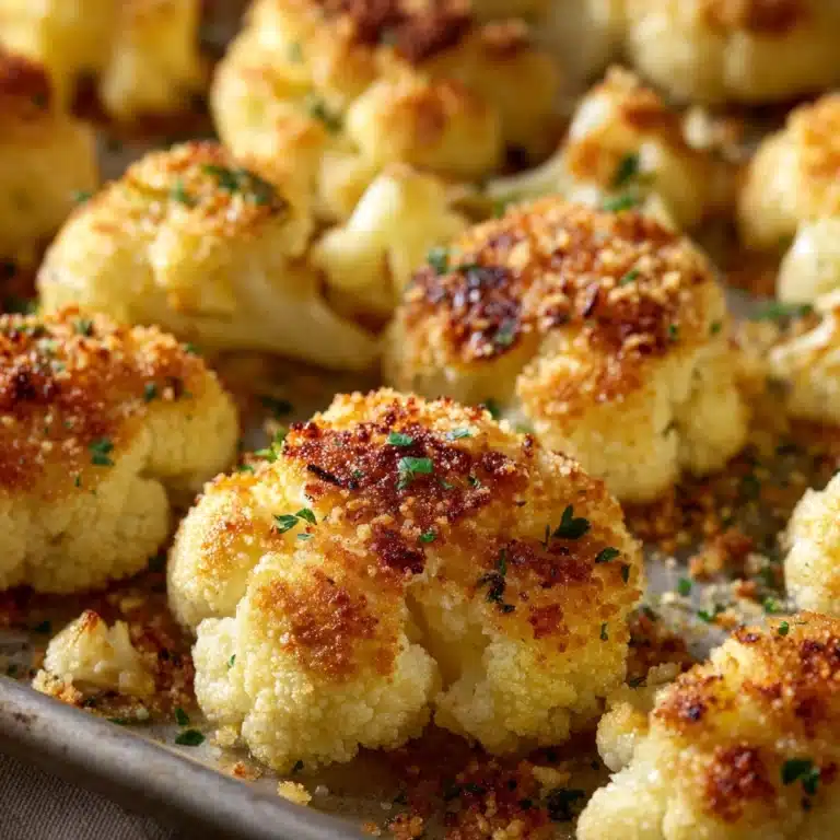 Crispy Parmesan Roasted Cauliflower Recipe
