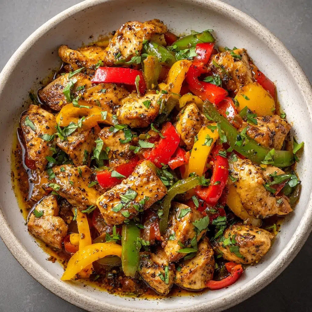 Jalapeño Chicken with Bell Peppers Recipe - Recipe Image