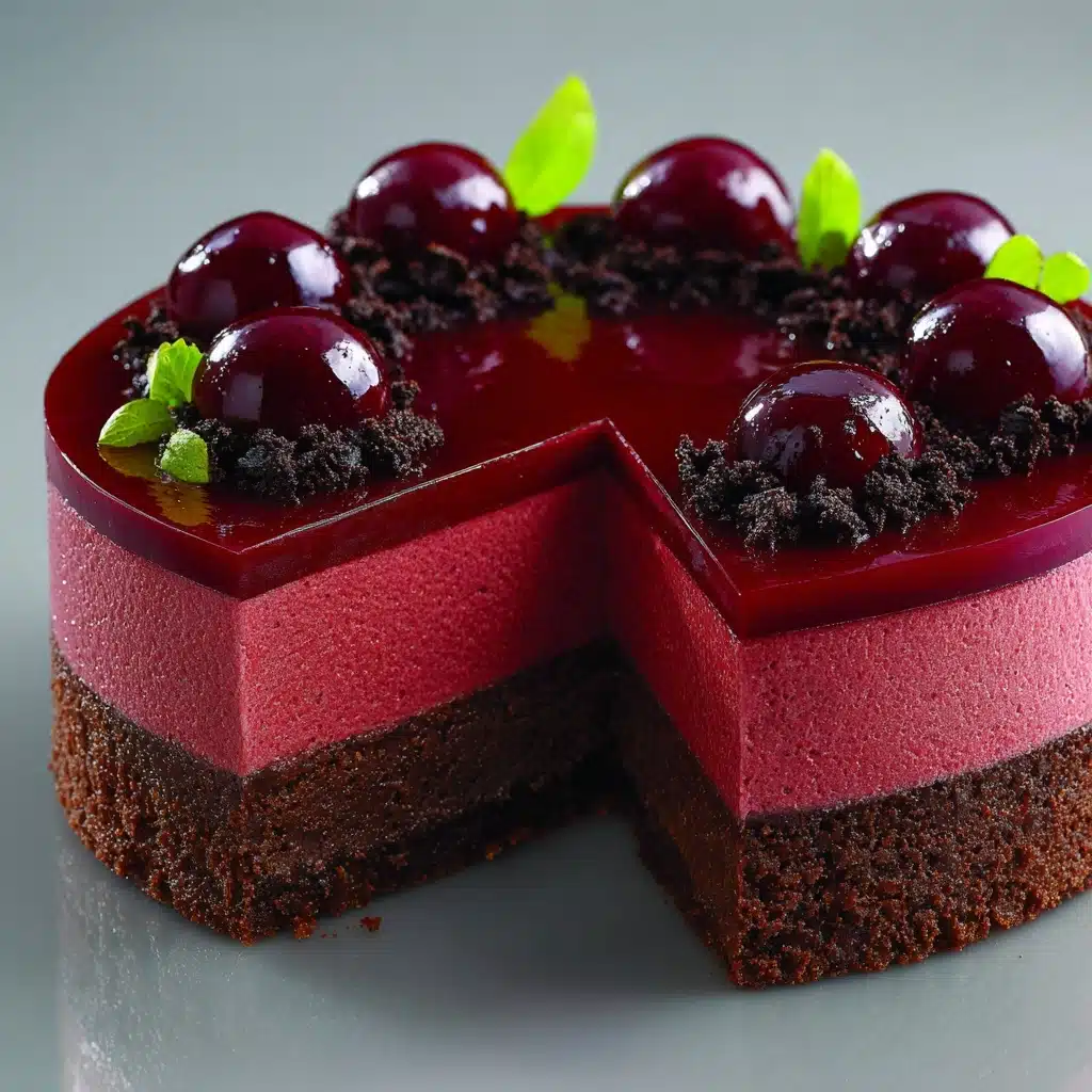 Red Velvet Cookie Dough Cheesecake Recipe - Recipe Image