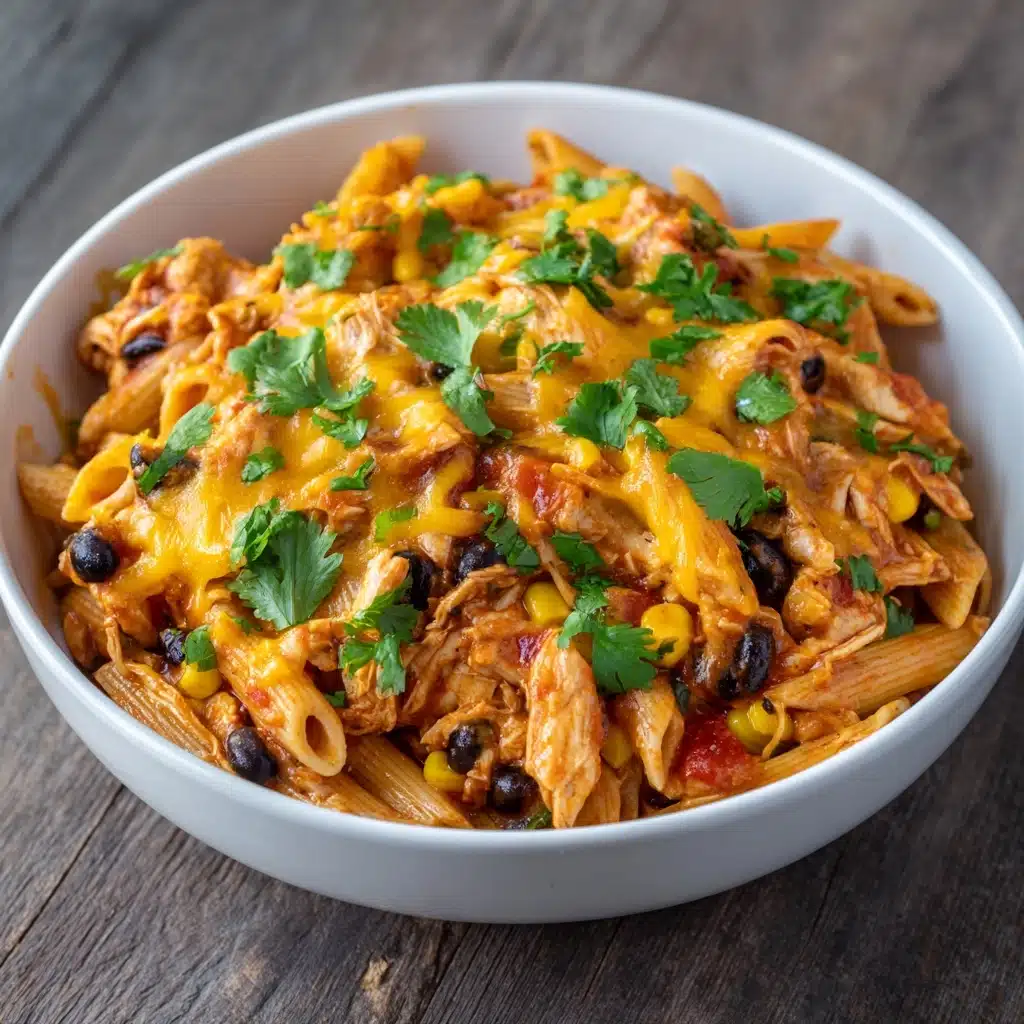 Slow Cooker Chicken Enchilada Pasta : Incredibly Easy Recipe - Recipe Image