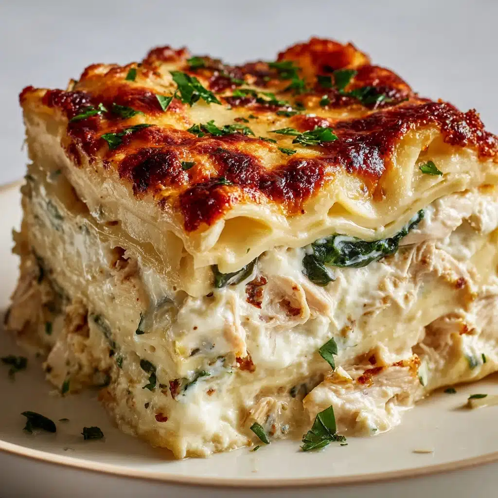Chicken Alfredo Lasagna Recipe - Recipe Image