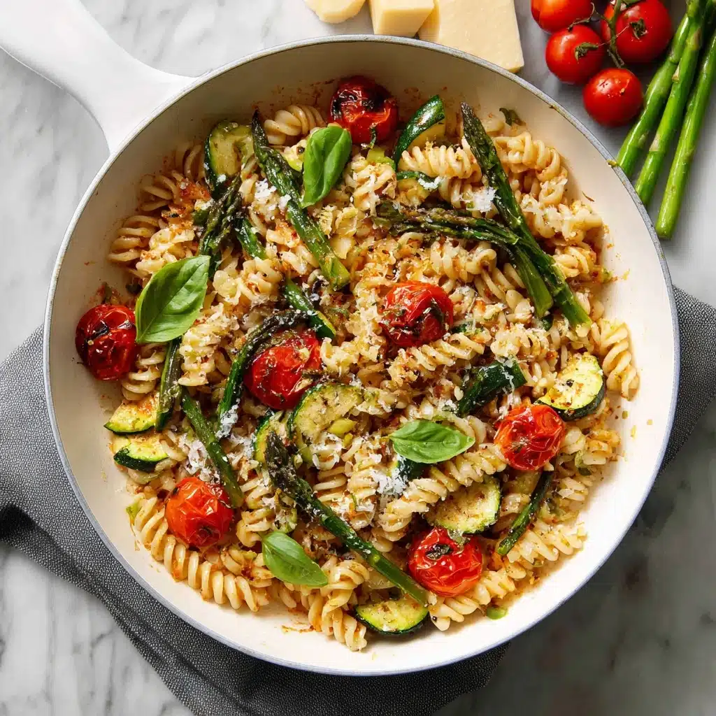 One-Pot Pasta Primavera Recipe - Recipe Image