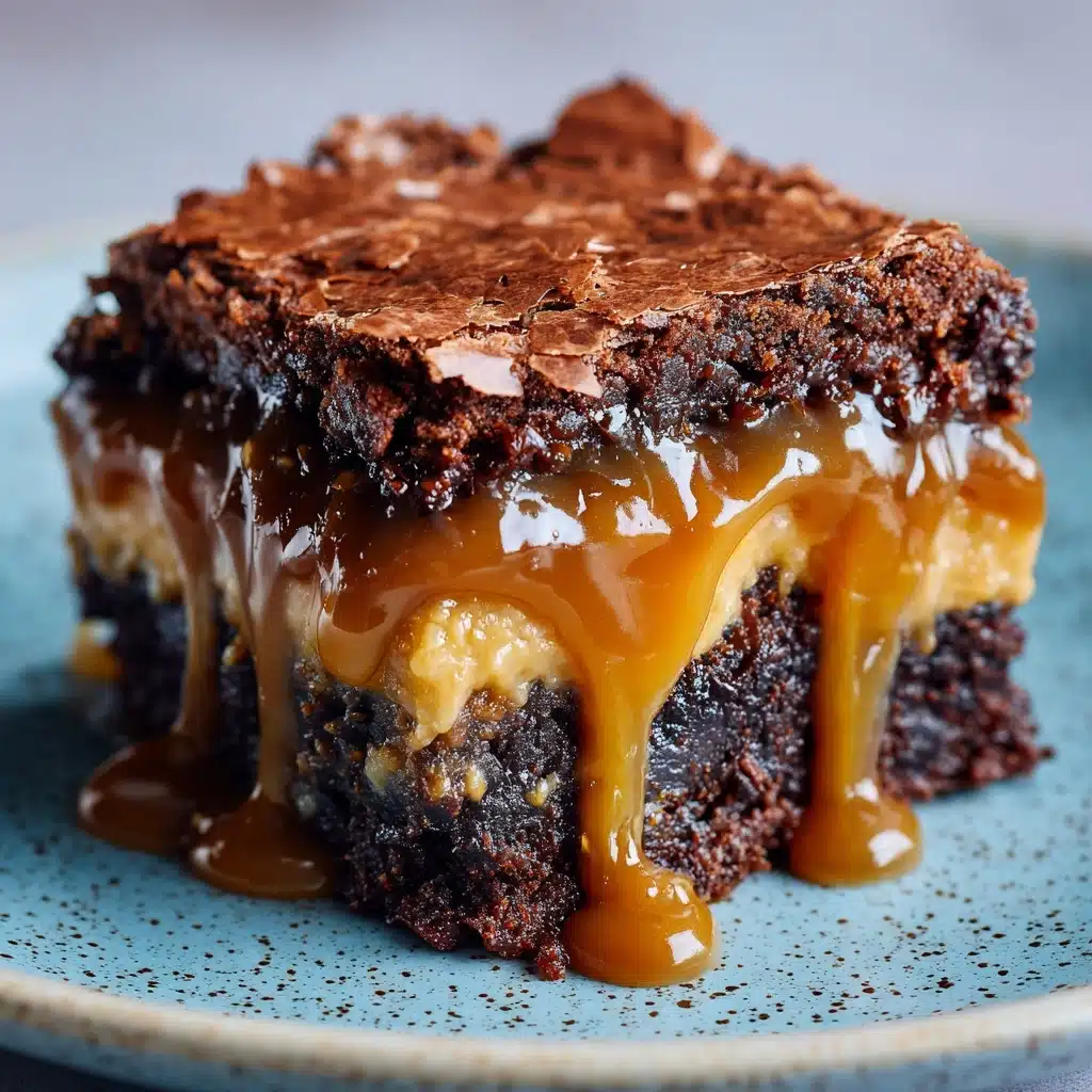 Caramel Brownie Pie Recipe - Recipe Image
