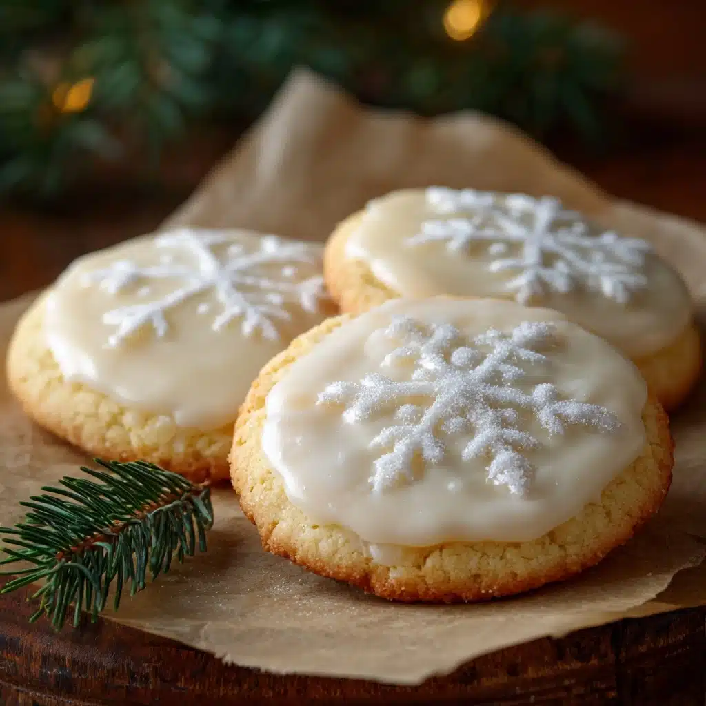 Soft Ricotta Italian Christmas Cookies with Almond Glaze Recipe - Recipe Image