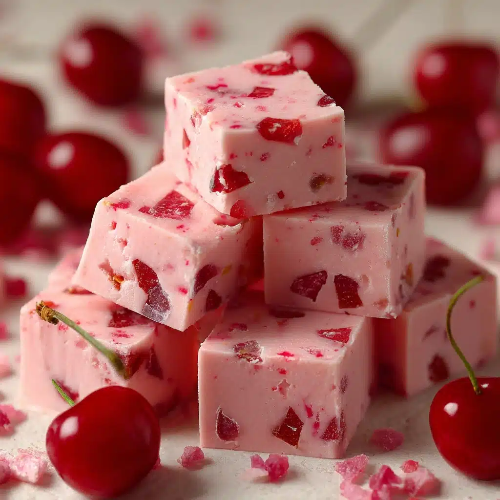 No-Bake Cherry Fudge Recipe - Recipe Image