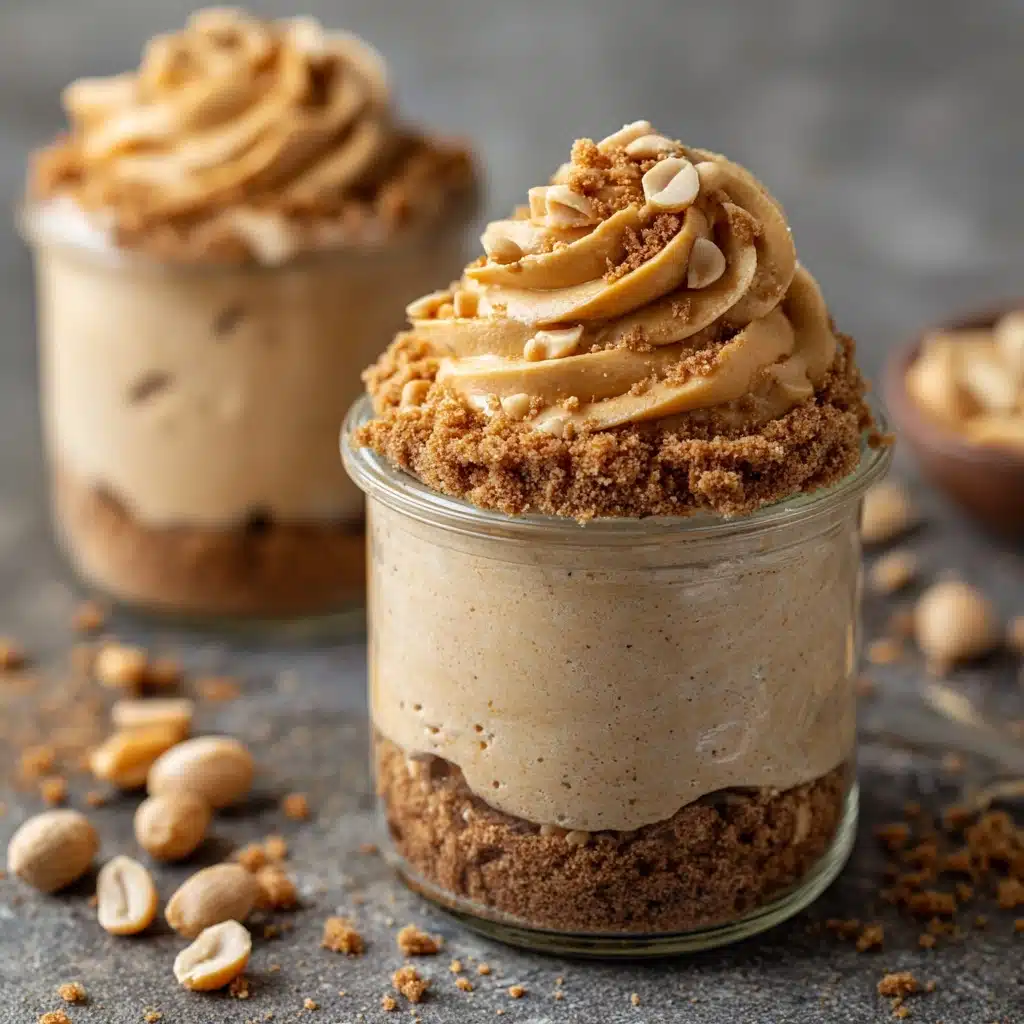 Peanut Butter Mousse with Crunchy Peanuts Recipe - Recipe Image