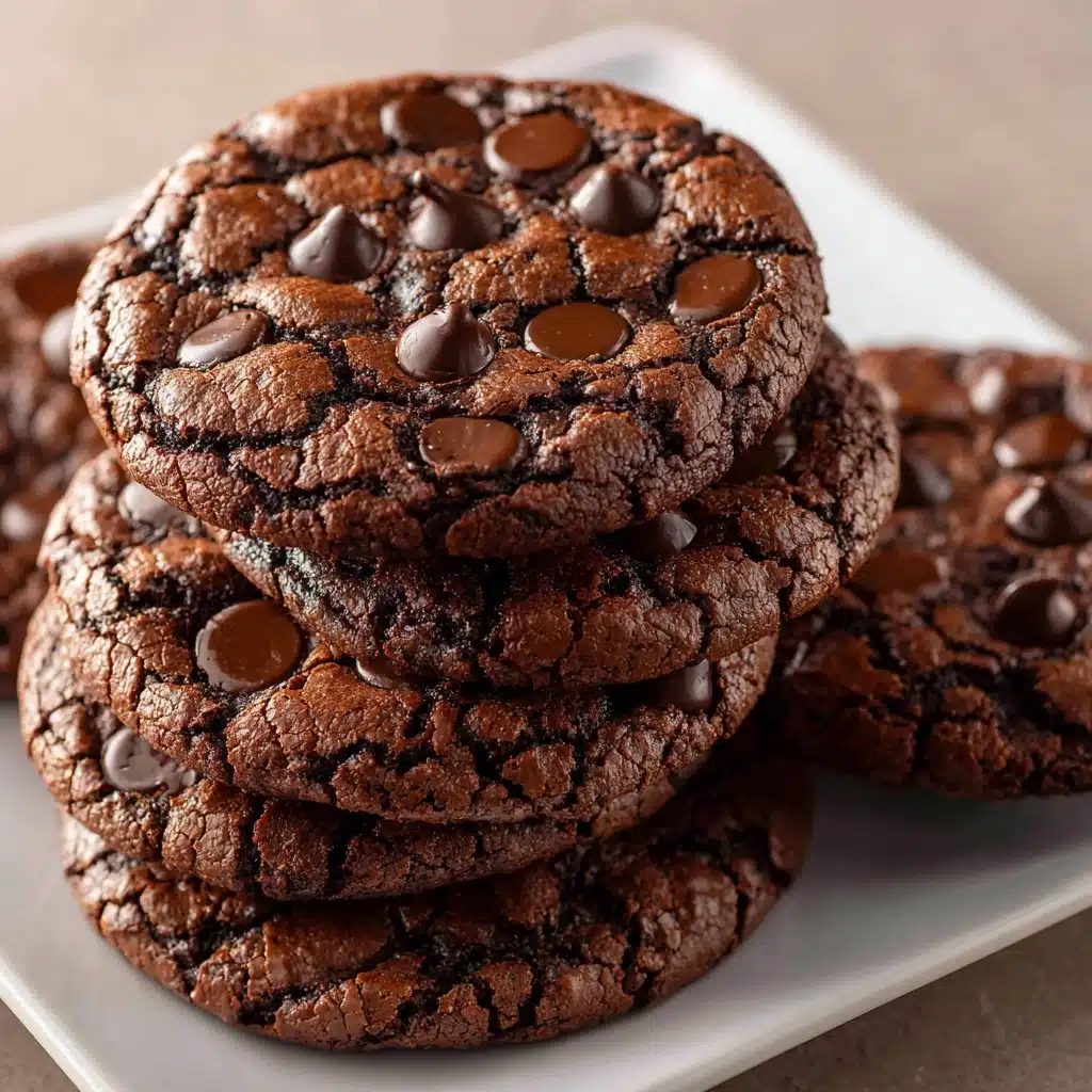 Chewy Fudgy Brownie Cookies Recipe - Recipe Image