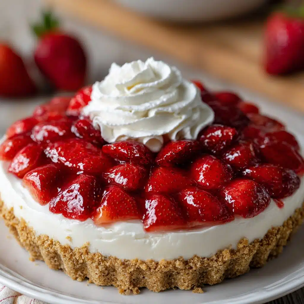 Strawberry Cheesecake Pie Recipe - Recipe Image