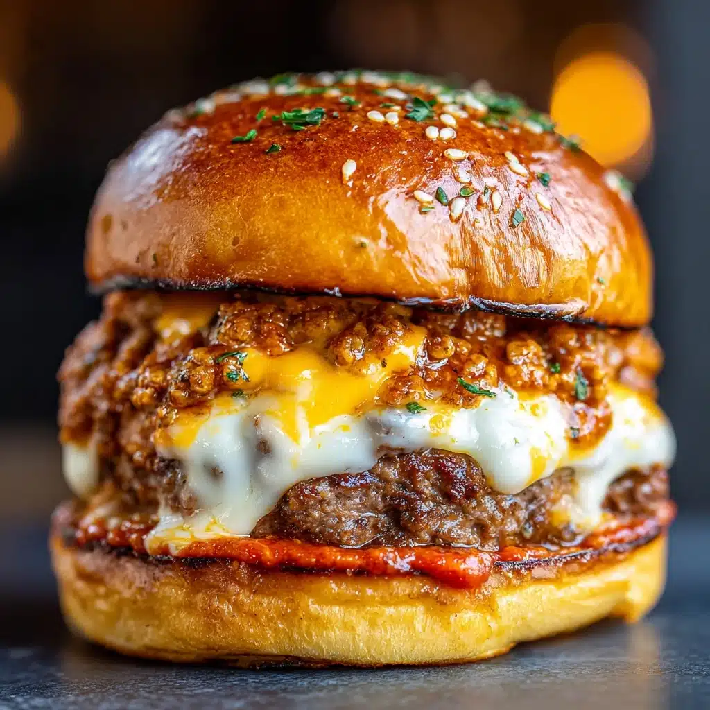 Lasagna Burger: A Delicious Fusion of Two Favorites Recipe - Recipe Image