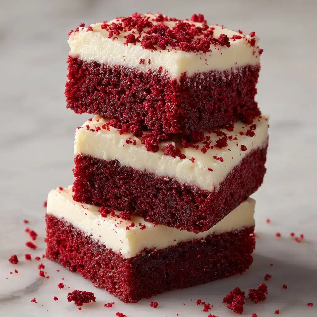 Decadent Red Velvet Brownies with Cream Cheese Frosting Recipe - Recipe Image