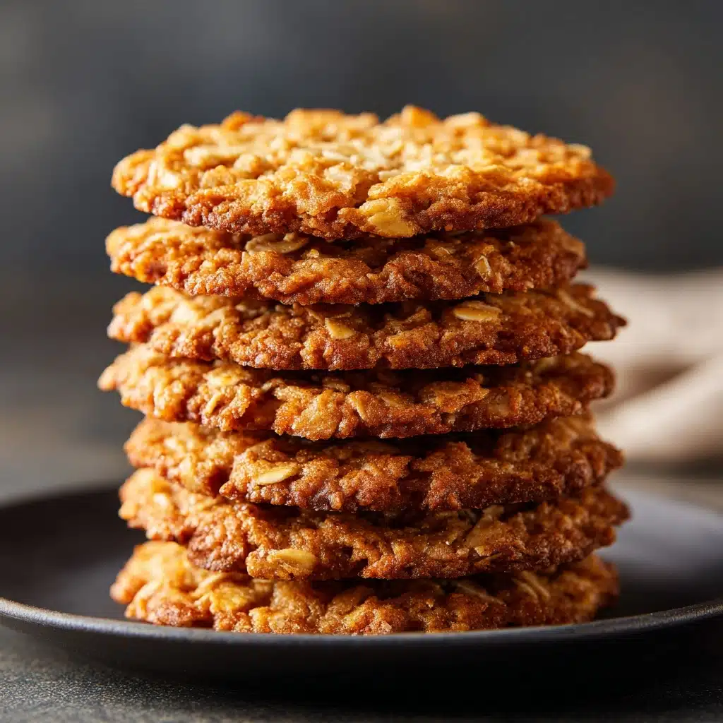 Irresistible Oatmeal Lace Cookies: Crispy, Chewy Treat Recipe - Recipe Image