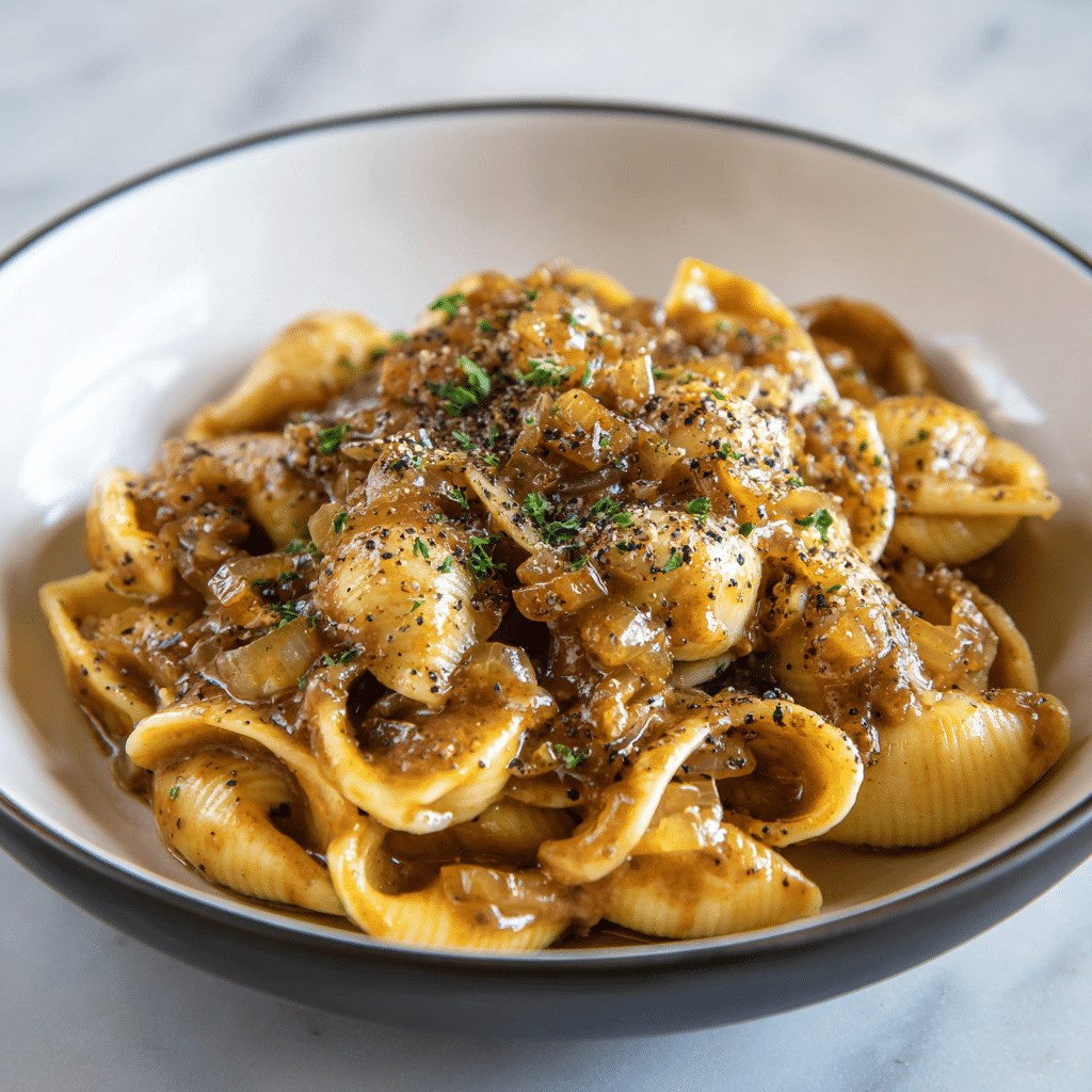 French Onion Pasta Recipe - Recipe Image