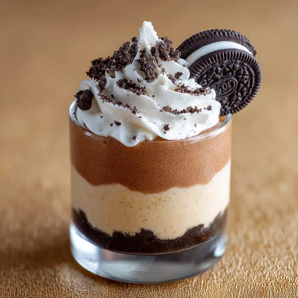 Creamy Espresso Mocha Mocktail with Oreo Crunch Delight Recipe - Recipe Image