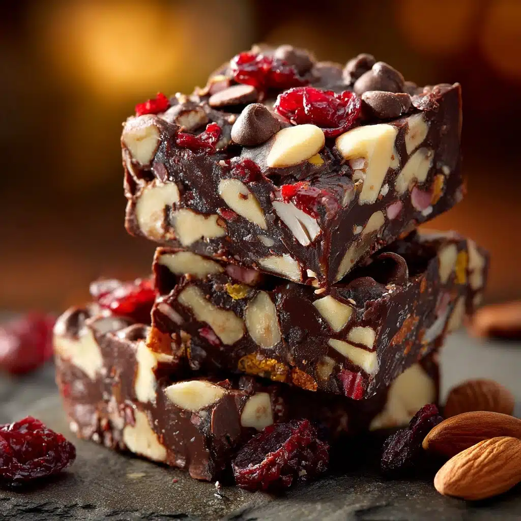 Chocolate Fruit and Nut Bars Recipe - Recipe Image