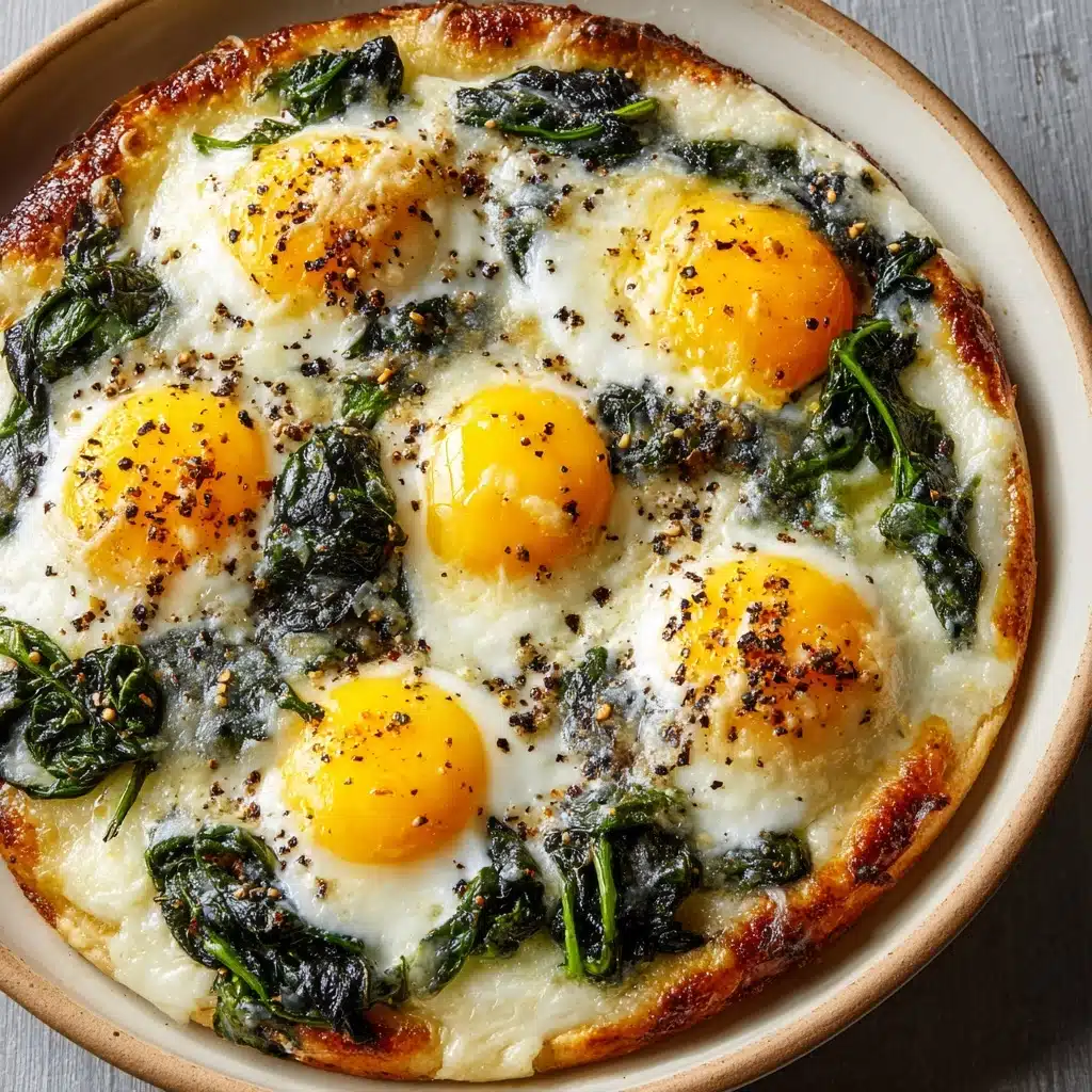 Baked Eggs Florentine Recipe - Recipe Image