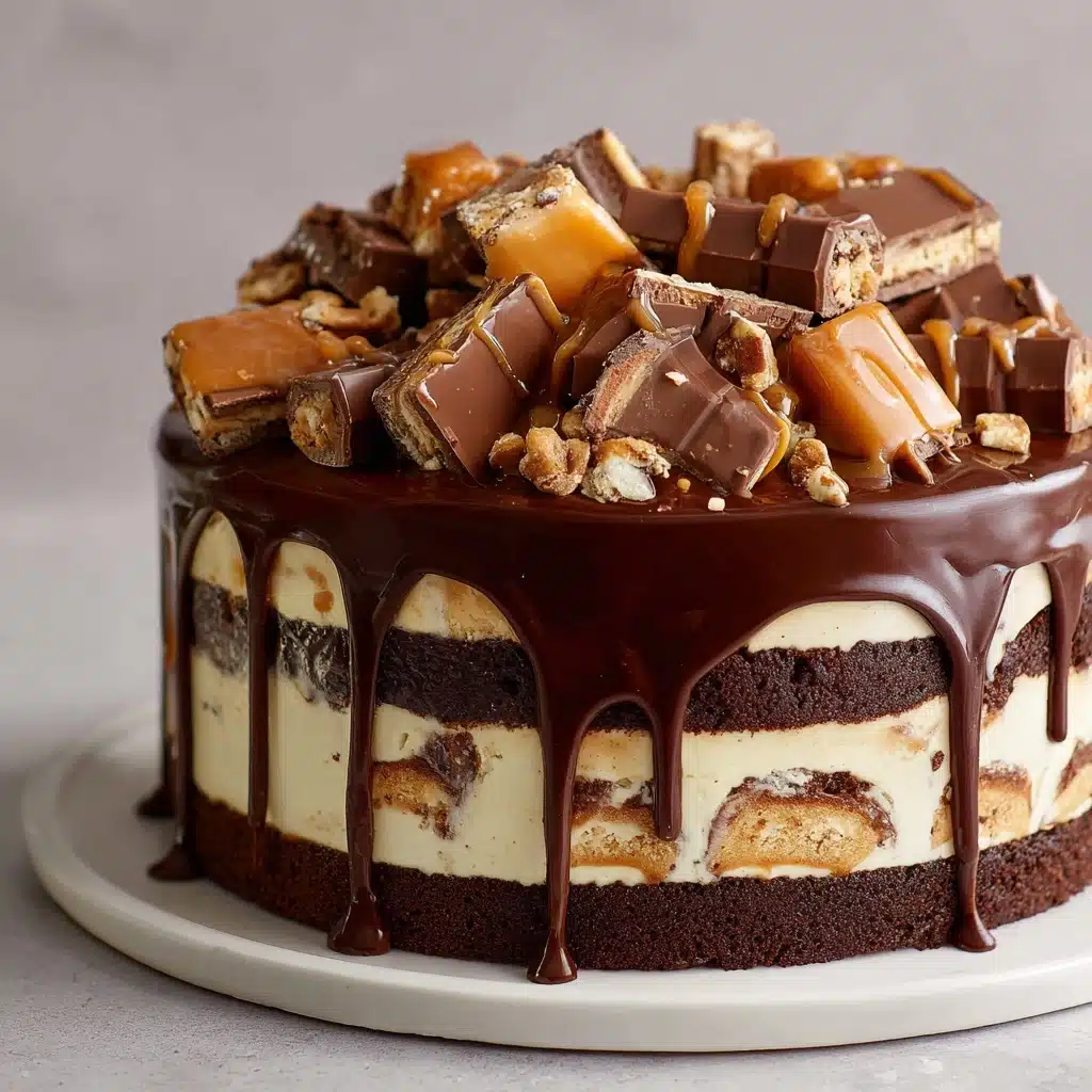 Snickers Cheesecake Recipe - Recipe Image