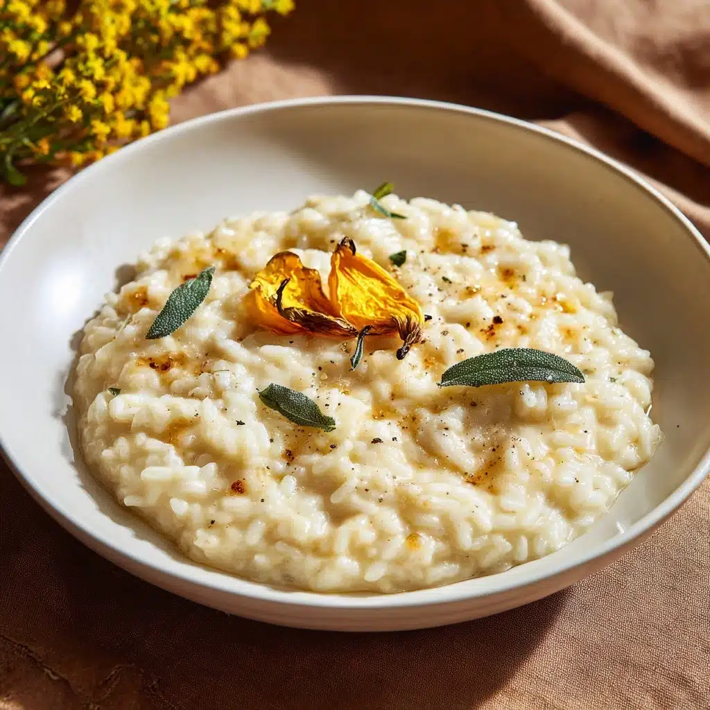 Squash Blossom Risotto Recipe - Recipe Image