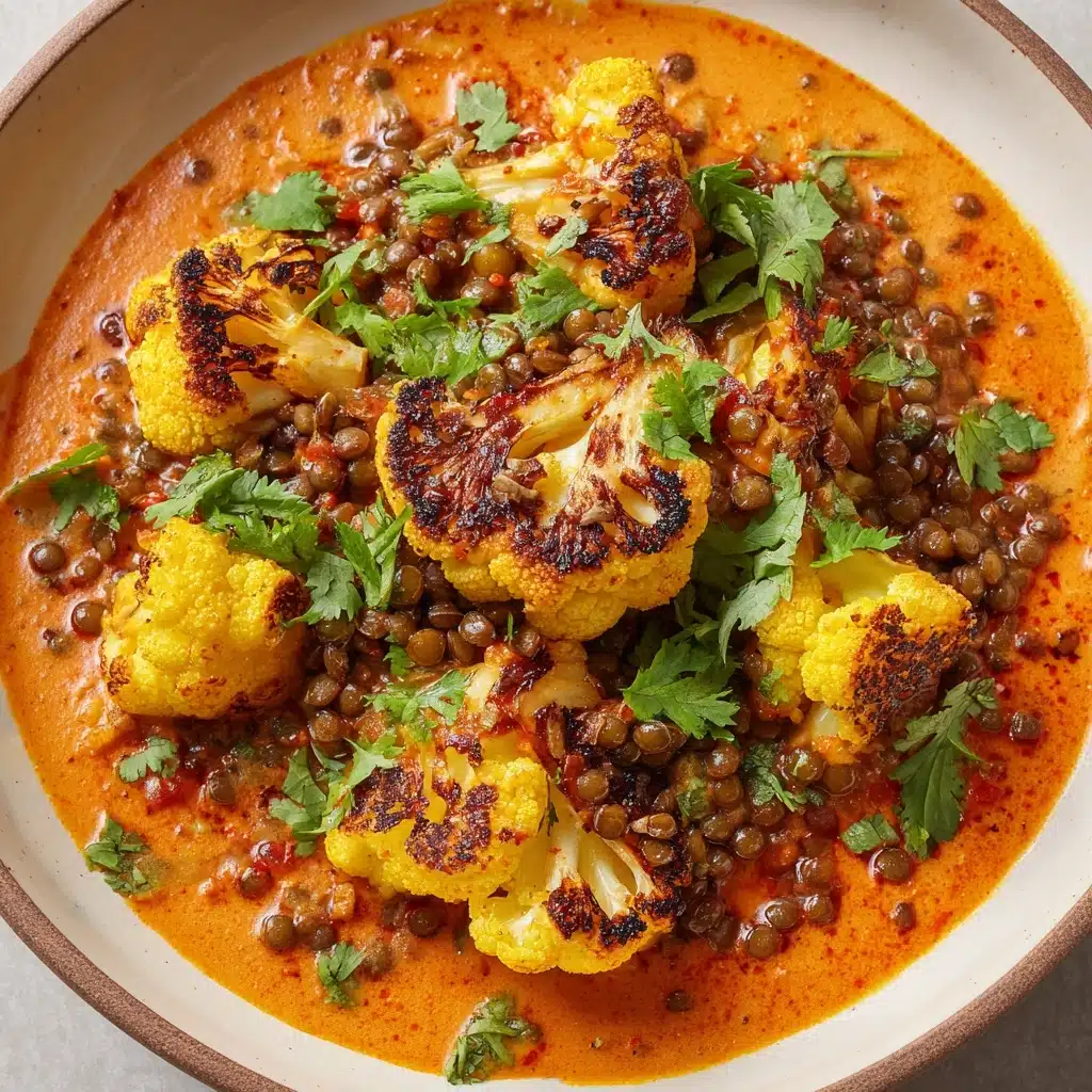 Spice-Roasted Cauliflower in Coconut Tomato Sauce with Lentils Recipe - Recipe Image