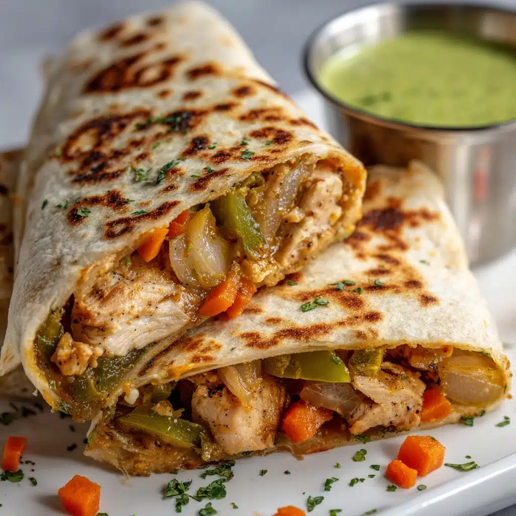Chicken Fajita Burrito Recipe - Recipe Image