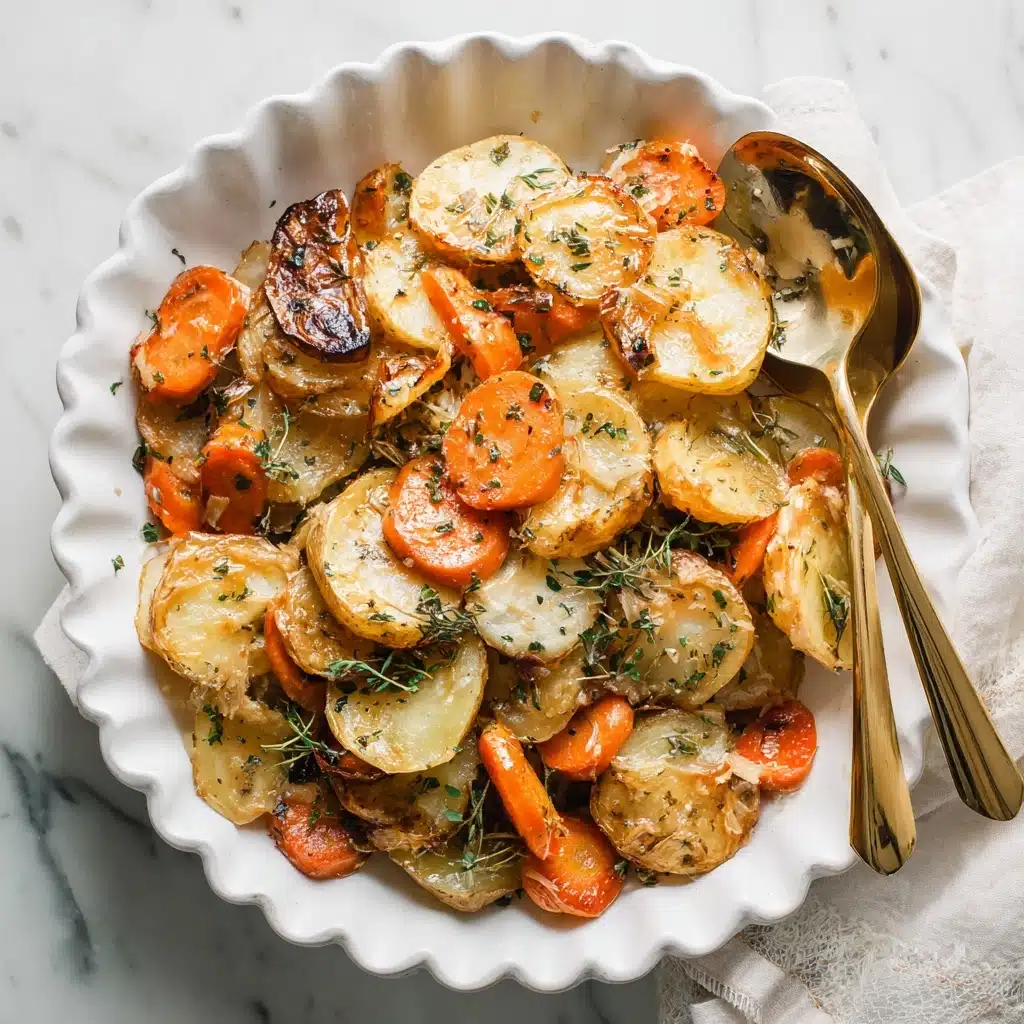 Perfect Roasted Potatoes And Carrots Recipe - Recipe Image