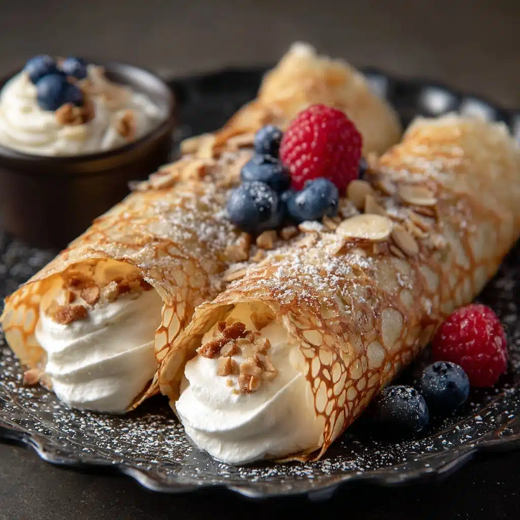 Cheesecake Crepe Roll-Ups Recipe - Recipe Image