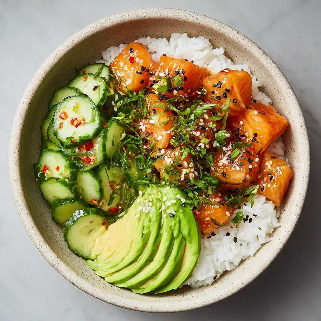 Spicy Salmon Rice Bowl Recipe - Recipe Image