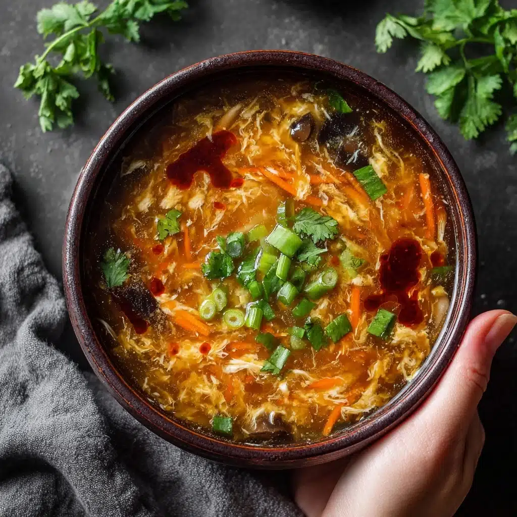 Vegetarian Hot and Sour Soup Recipe - Recipe Image