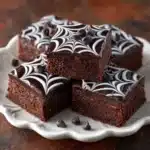 Spider Web Halloween Brownies Recipe
