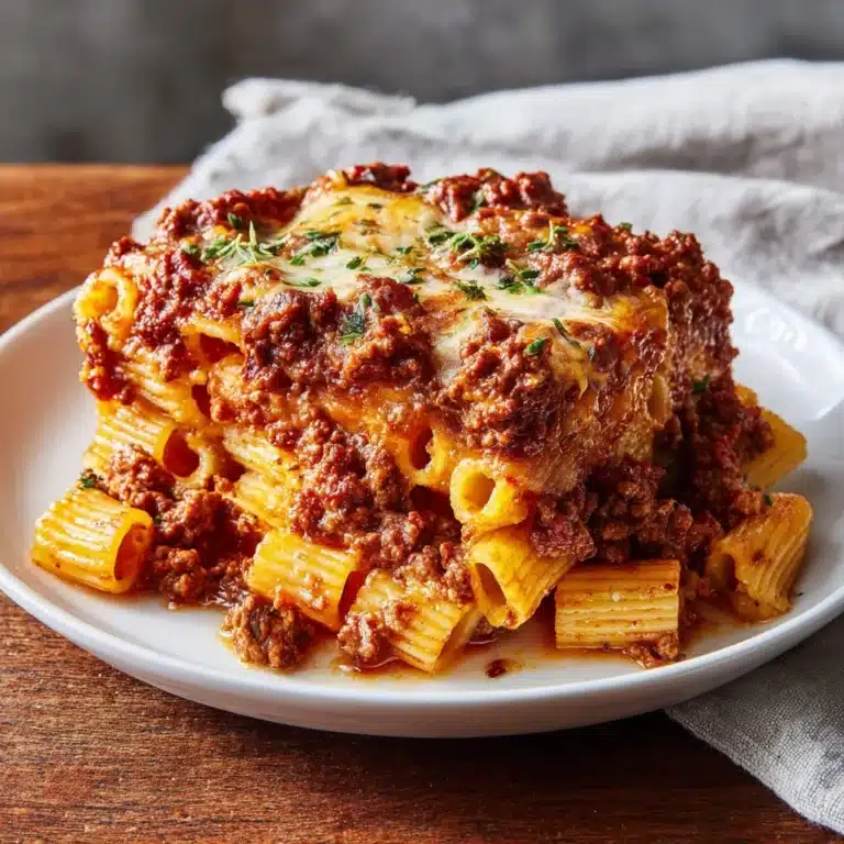 Beef Pasta in Tomato Sauce Recipe