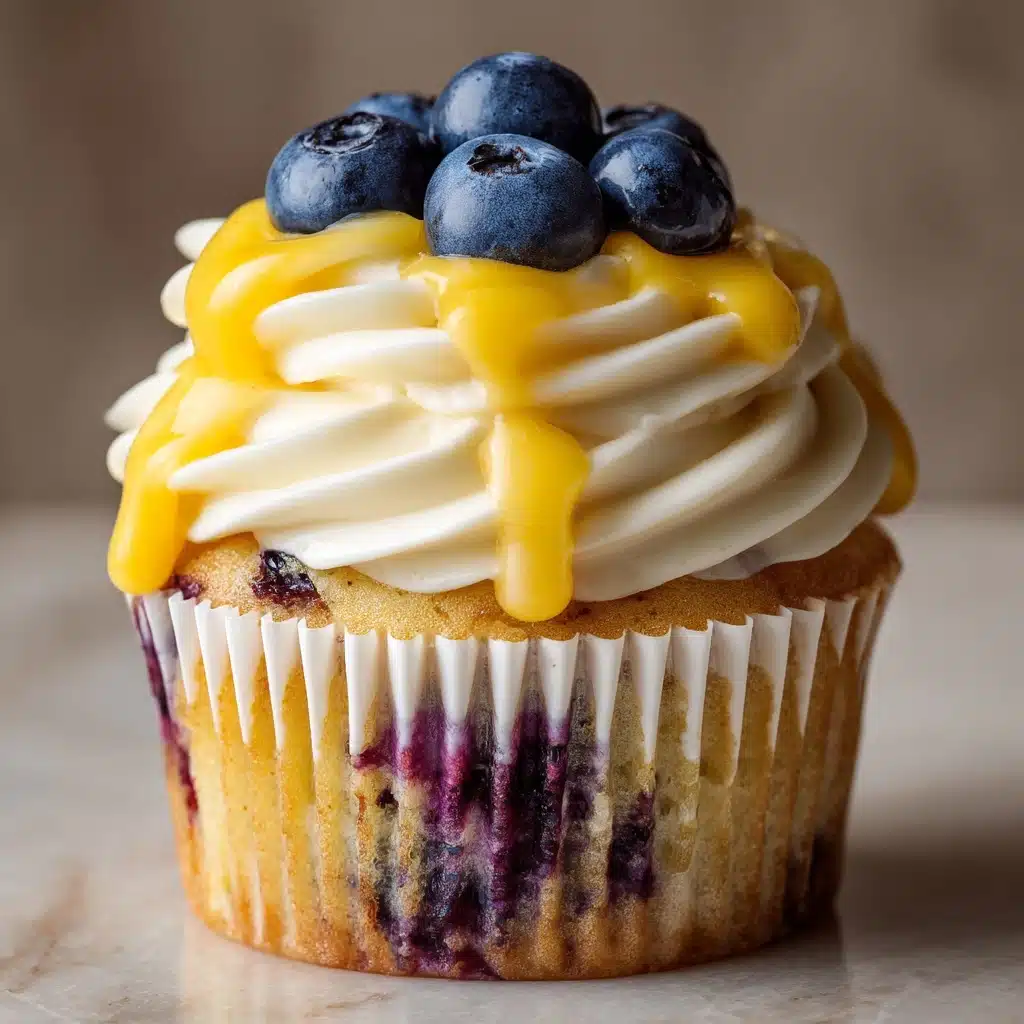 Lemon Blueberry Cupcakes Recipe