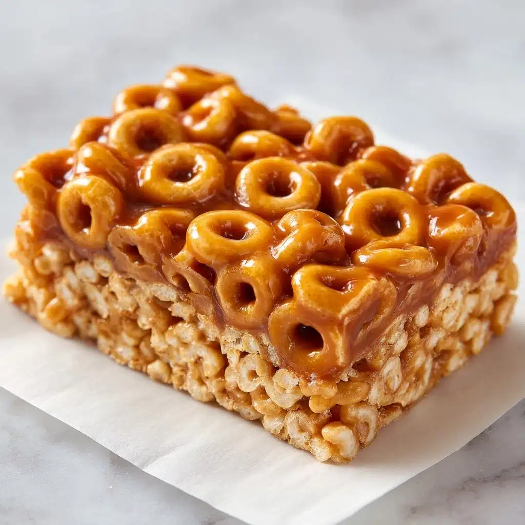 Peanut Butter Cheerio Bars Recipe - Recipe Image