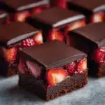 Chocolate-Covered Strawberry Brownies Recipe