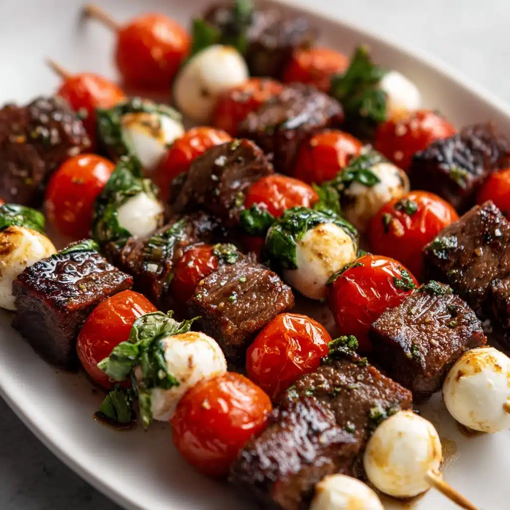Beef Caprese Skewers Recipe - Recipe Image