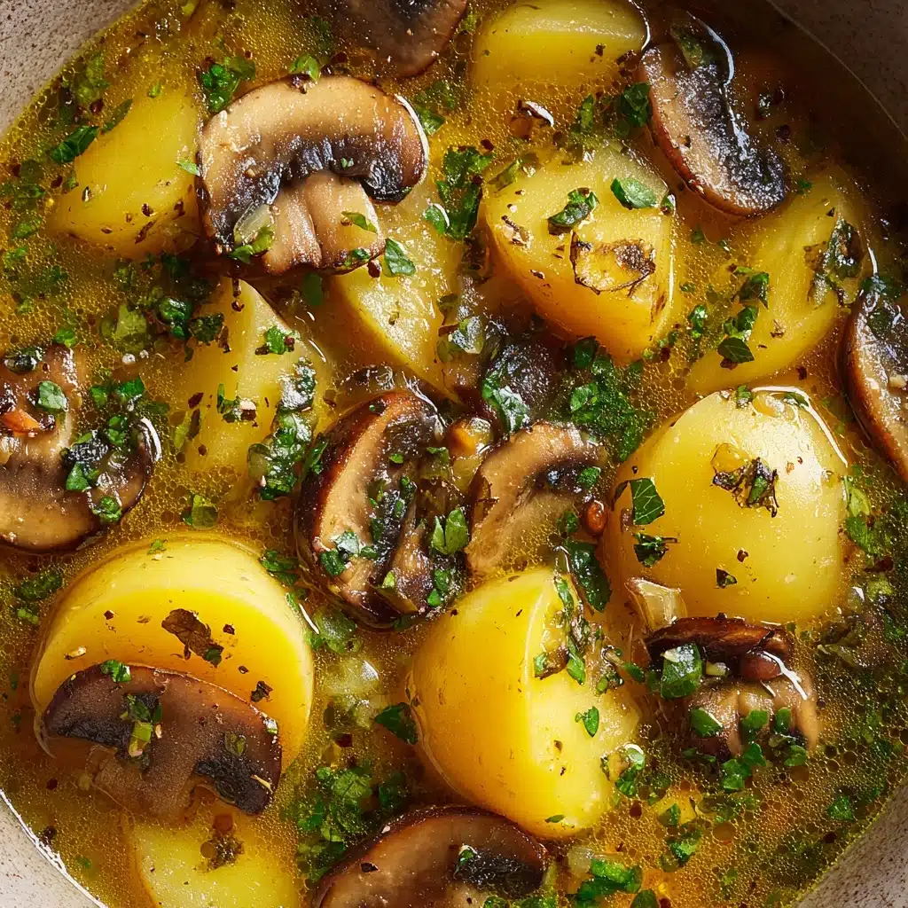 Mushroom Potato Soup Recipe - Recipe Image
