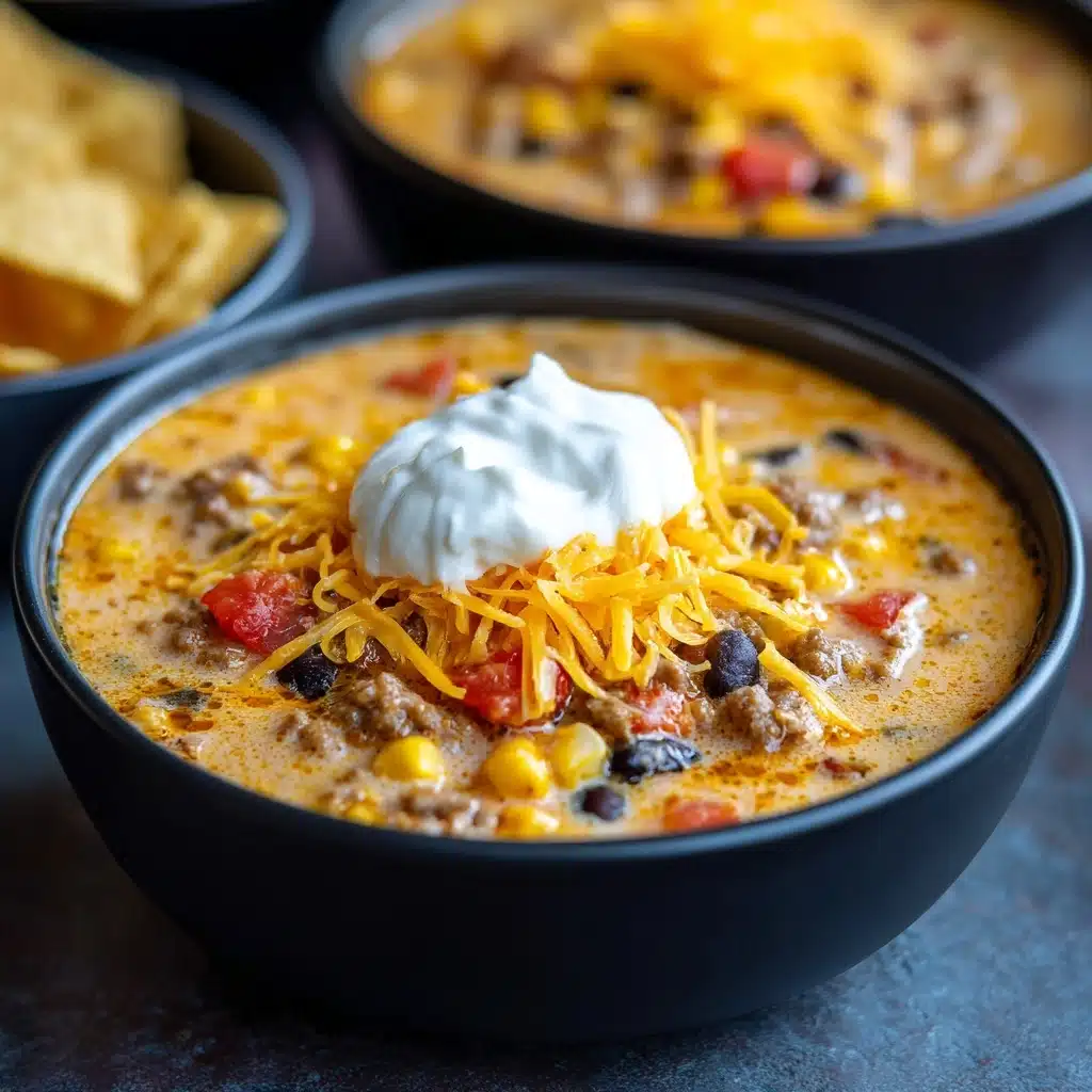 Cheesy Taco Soup Recipe
