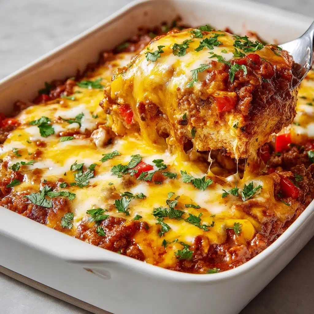 Homestyle Ground Beef Casserole Dinner Recipe - Recipe Image
