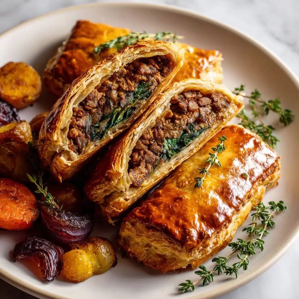 Vegan BBQ Beef Wellington Recipe - Recipe Image