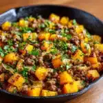 Ground Turkey and Sweet Potato Skillet Delight Recipe