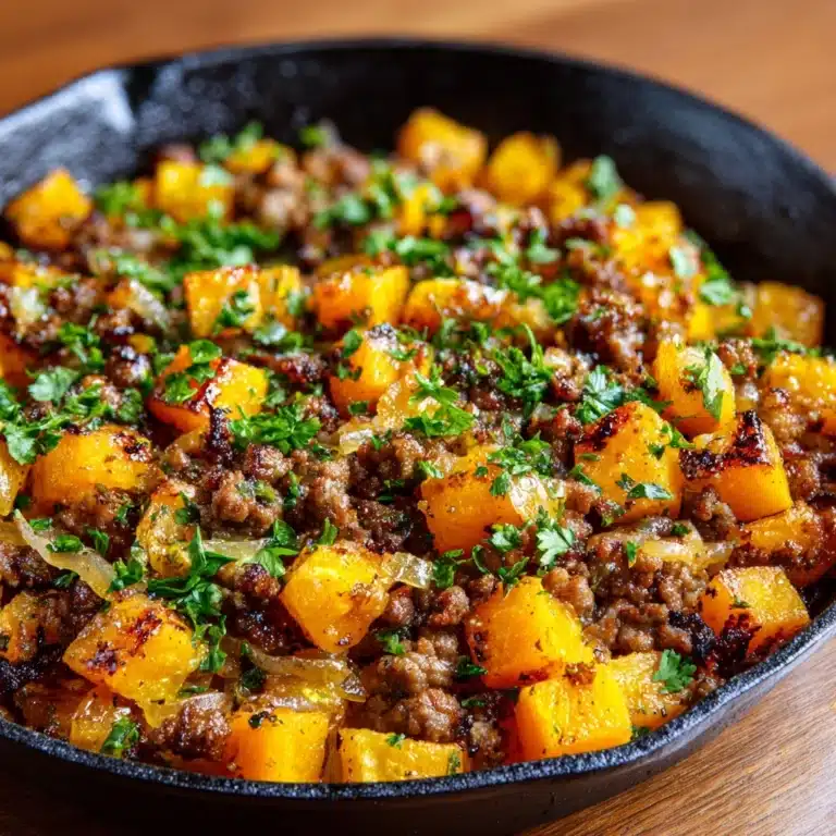 Ground Turkey and Sweet Potato Skillet Delight Recipe