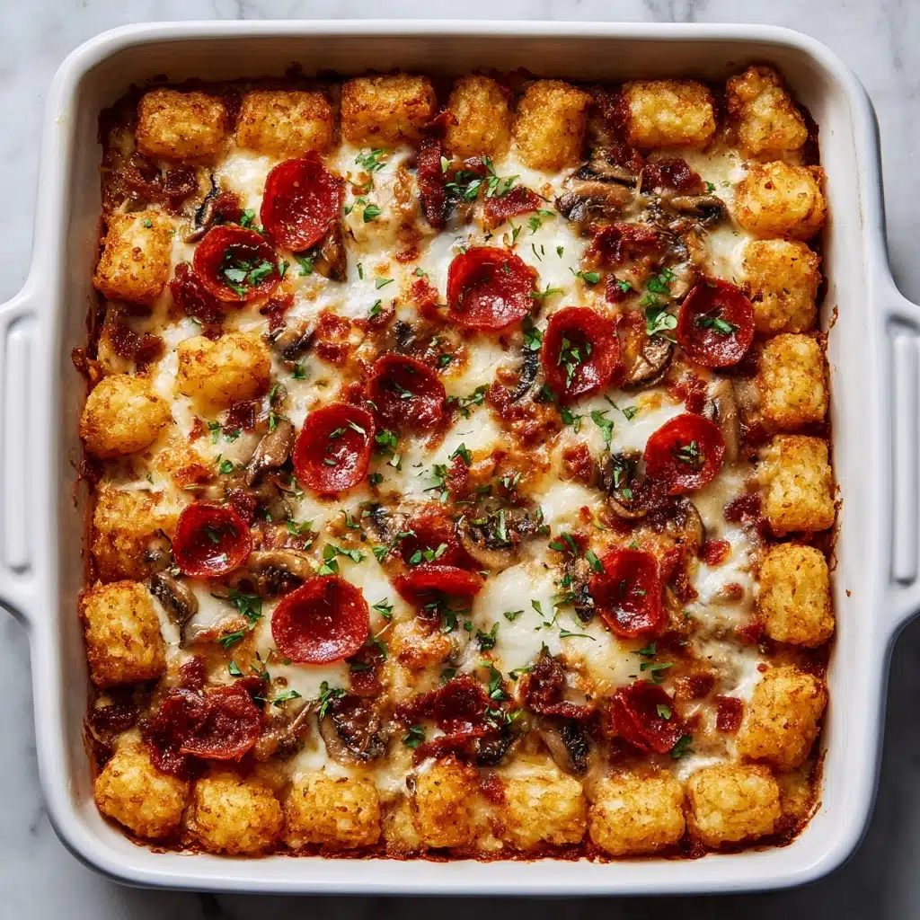 Pizza Tot Casserole Recipe - Recipe Image