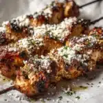 Ranch Garlic Parmesan Chicken Skewers Recipe