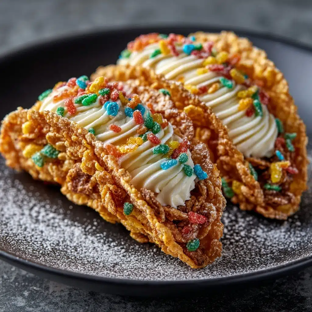 Fruity Pebbles Cheesecake Tacos Recipe
