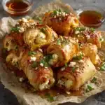Oven-Fried Feta Rolls with Chili Honey for a Perfect Snack Recipe