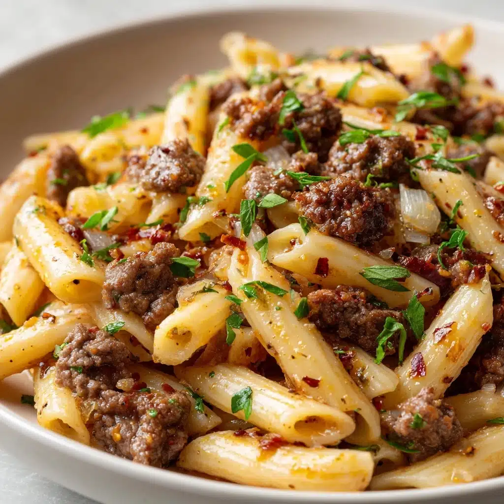 Philly Cheesesteak Pasta Recipe