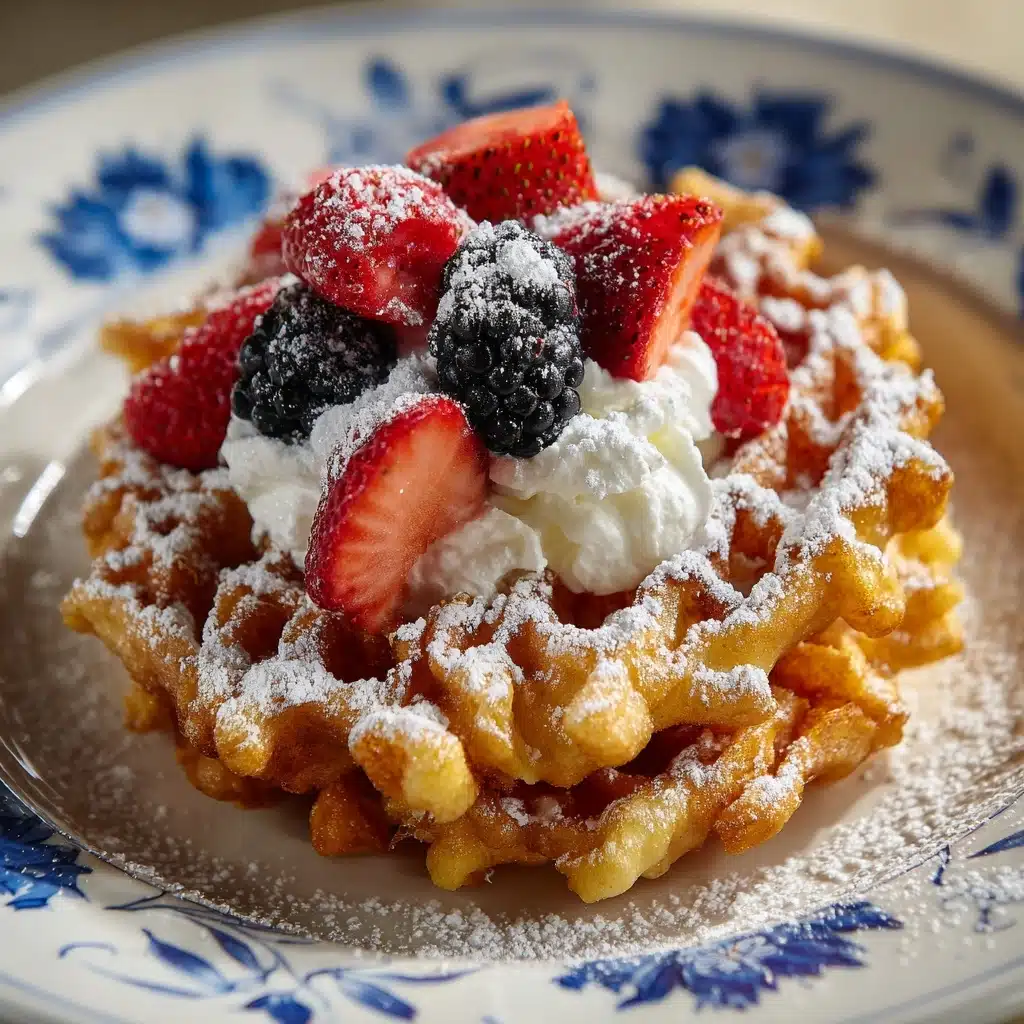 Homemade Funnel Cakes Recipe - Recipe Image