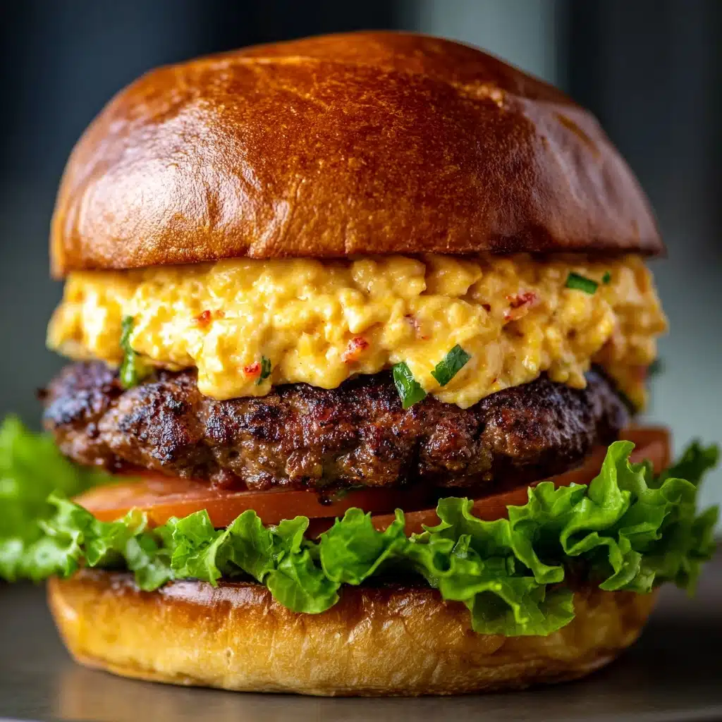 Burgers with Pimento Cheese Recipe
