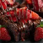 Chocolate-Covered Strawberry Brownies Recipe