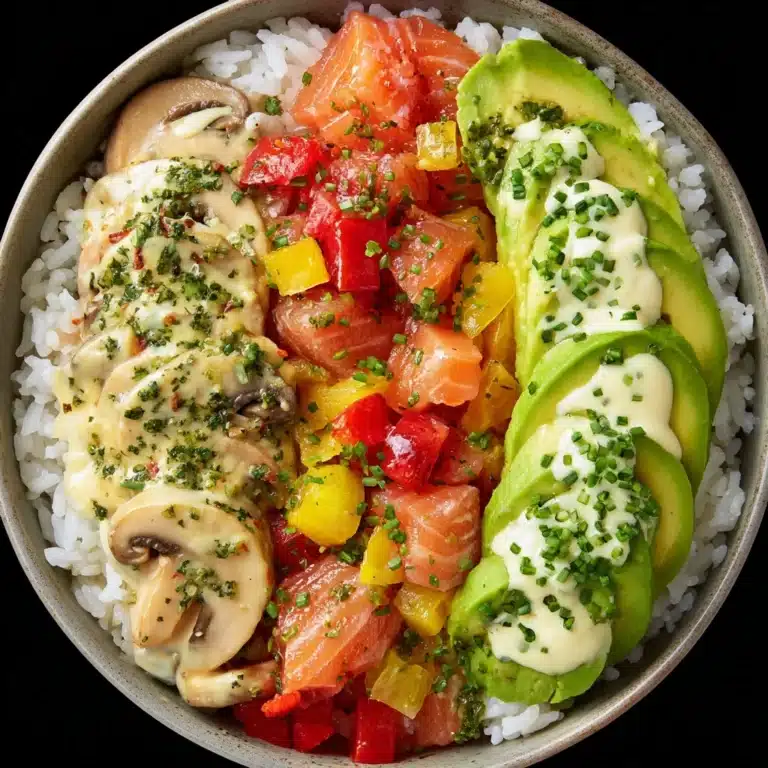 Coconut Rice Salmon Bowl Recipe